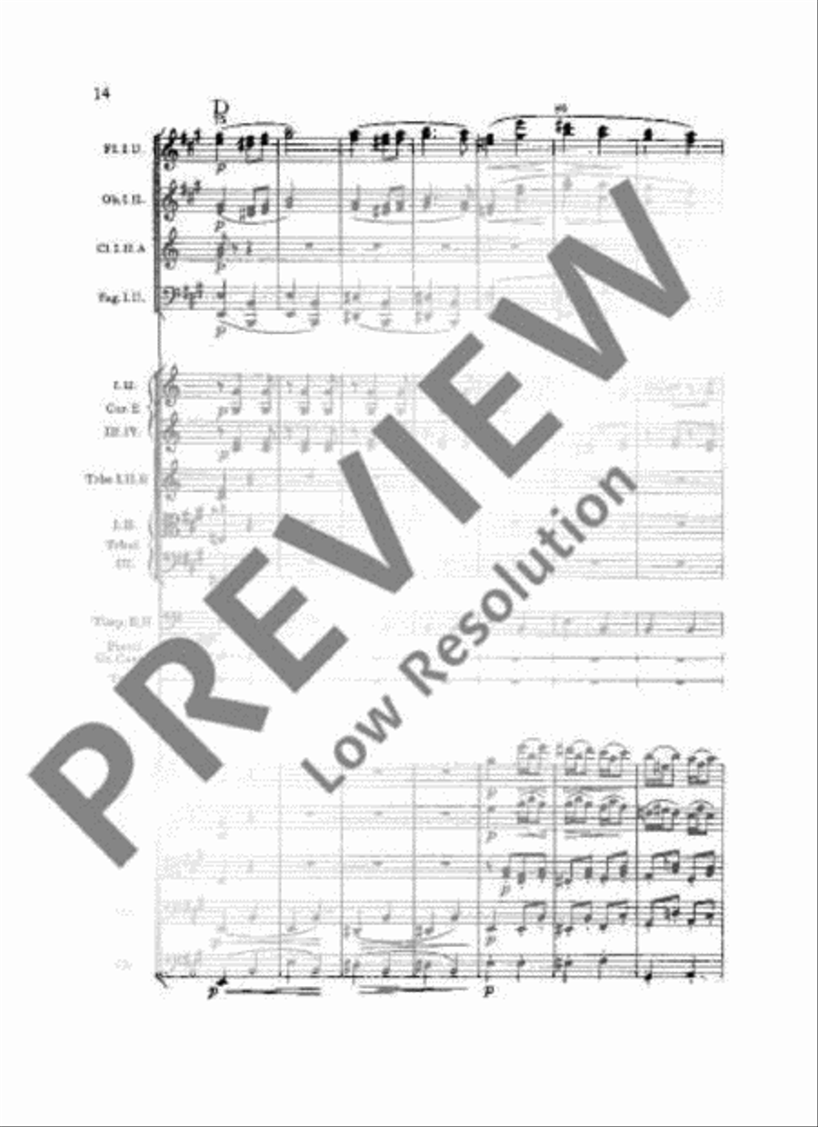 Slavonic Dances Orchestra scores gallery preview page 17