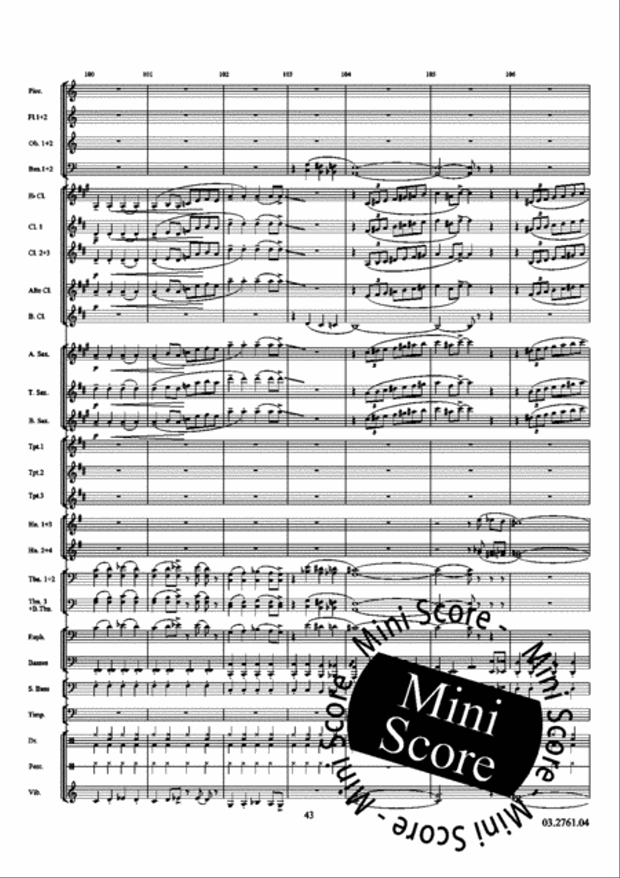 All Blue Concert Band scores gallery preview page 49