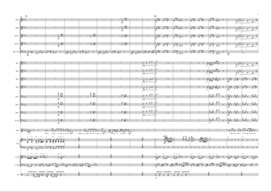 December 1963 (oh, What A Night) Jazz Ensemble scores gallery preview page 5