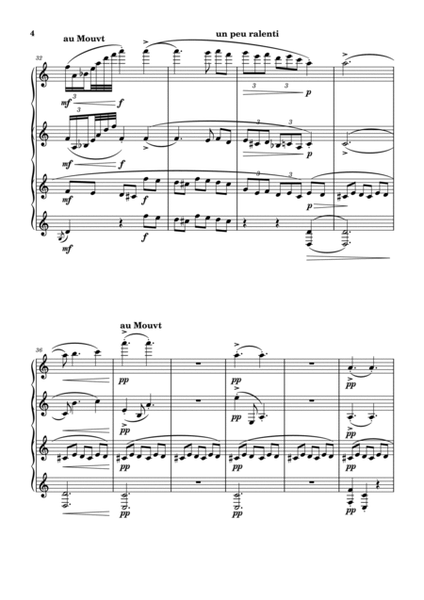 Rapsodie Espagnole by Maurice Ravel for 3 clarinets and Bassclarinet