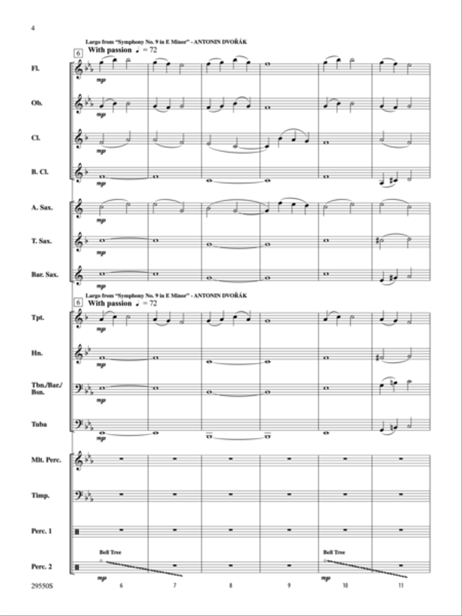 A Classic Touch (Score only) Concert Band scores gallery preview page 3