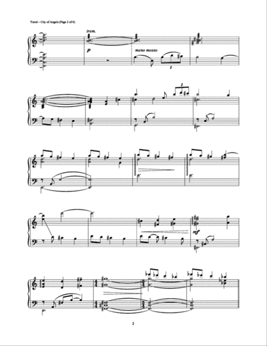 City Of Angels Piano Solo scores gallery preview page 2