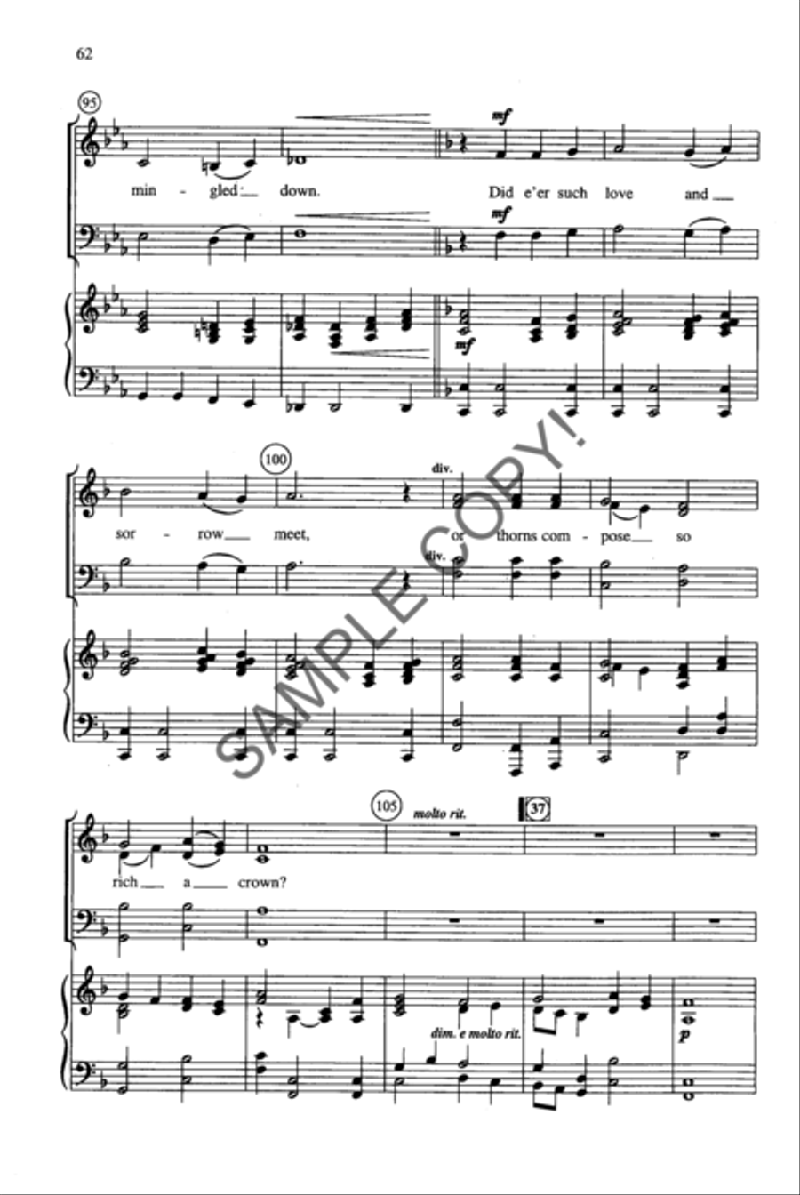 Shadow of the Cross 4-Part scores gallery preview page 48