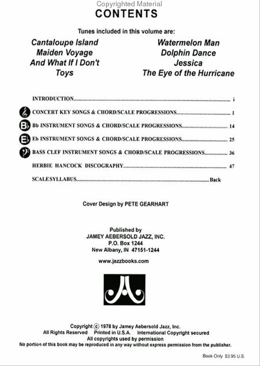 Volume 11 - Herbie Hancock Voice scores gallery preview page 2