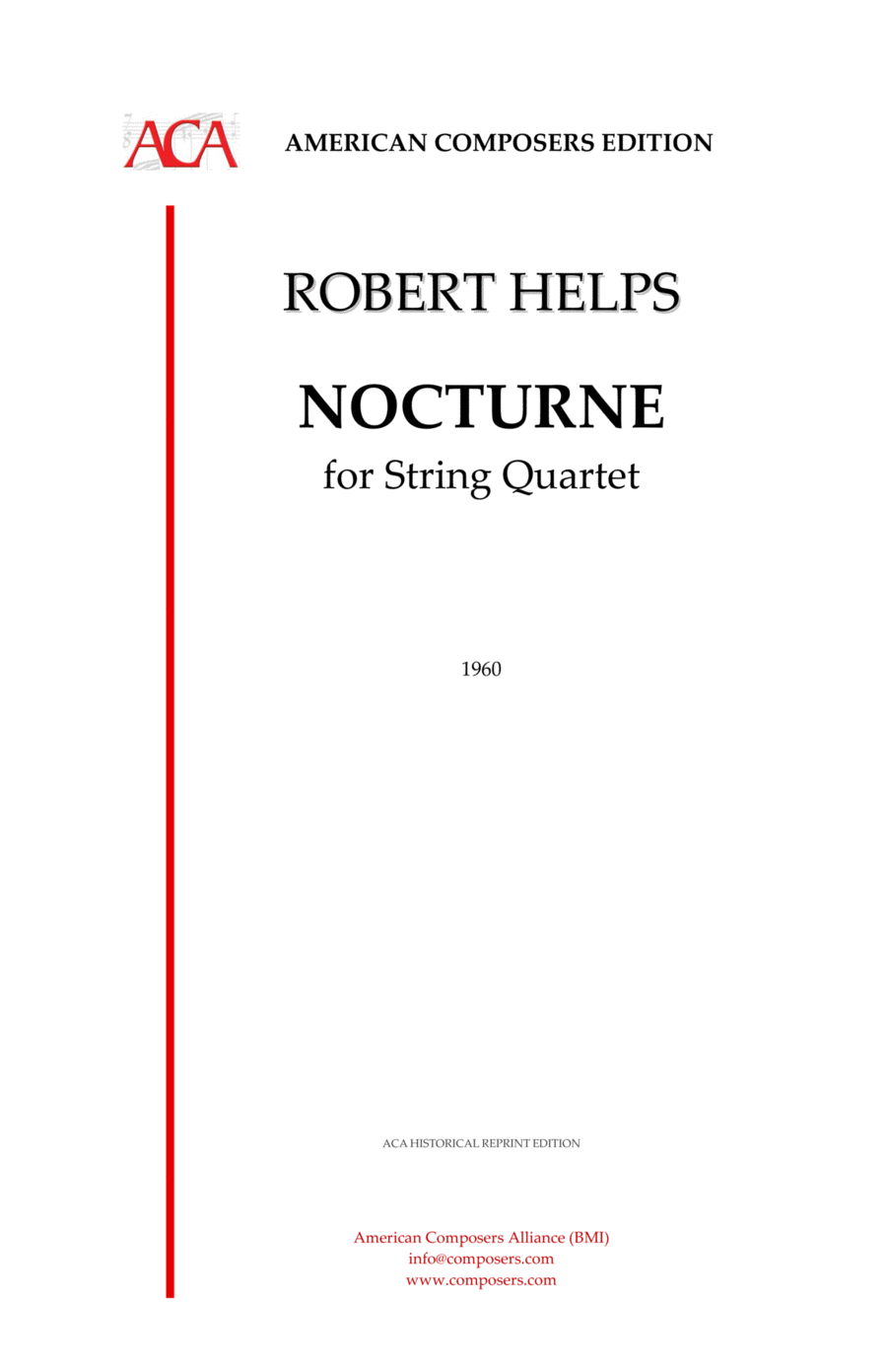 [Helps] Nocturne String Quartet scores gallery preview page 1