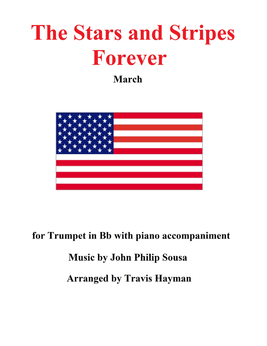 The Stars and Stripes Forever B-Flat Trumpet scores gallery preview page 1