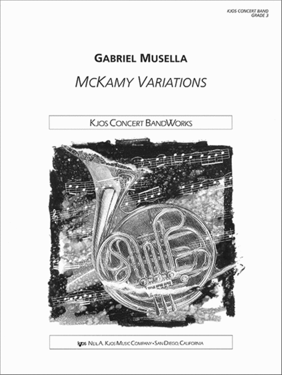 McKamy Variations - Score Concert Band scores gallery preview page 1