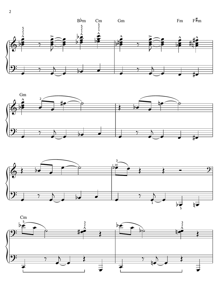 Mission: Impossible Theme (arr. Phillip Keveren) Easy Piano scores gallery preview page 2