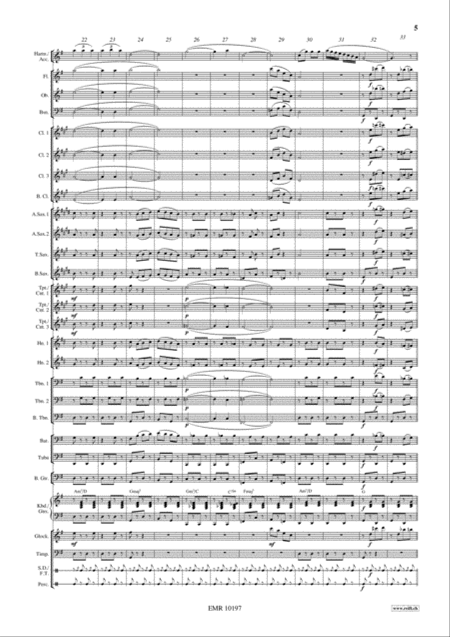3 Sketches 3 Sketches Concert Band scores gallery preview page 6
