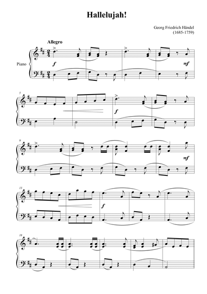 Handel's Hallelujah image number null