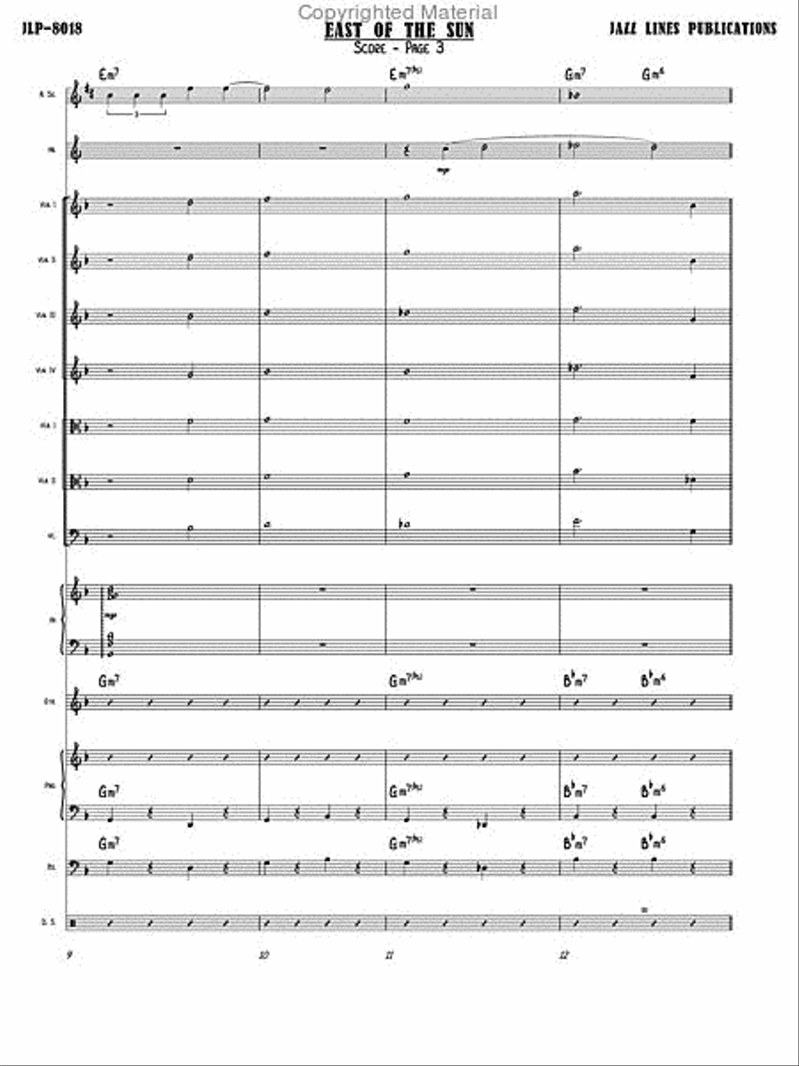 East Of The Sun Orchestra scores gallery preview page 6