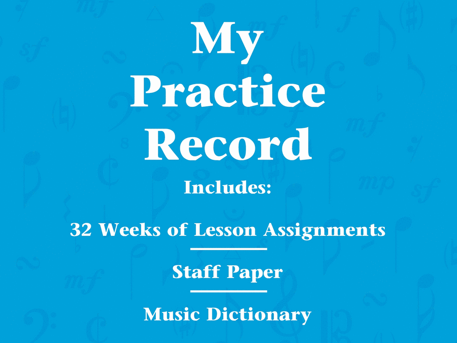 My Practice Record Piano Method scores gallery preview page 1