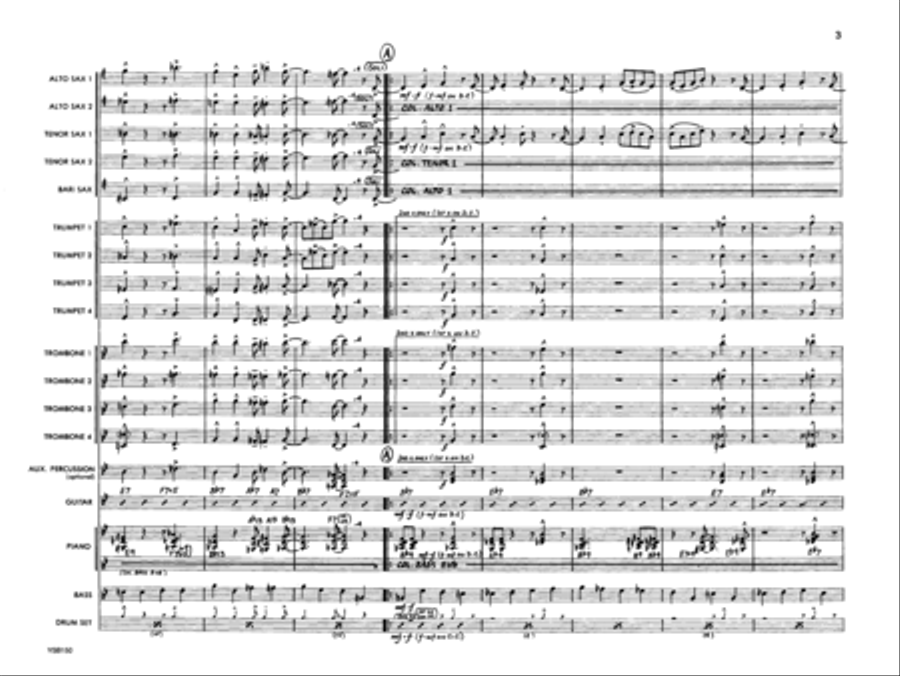 Pardon My Blues Pardon My Blues Jazz Ensemble scores gallery preview page 3