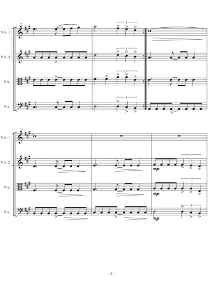 Boys Don't Cry Boys Don't Cry String Quartet scores gallery preview page 6