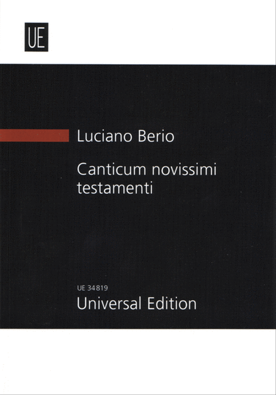 Canticum Novissimi Testamenti