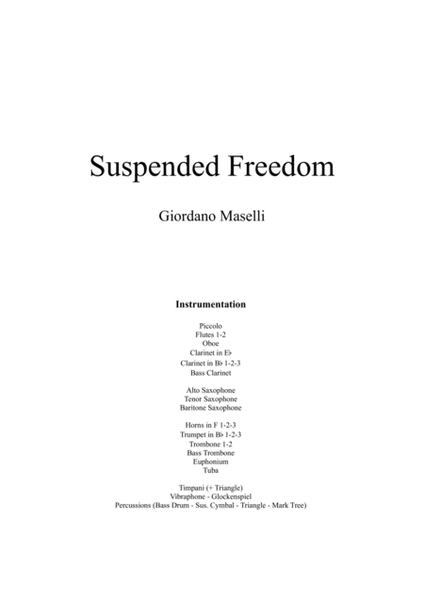 Suspended Freedom - Giordano Maselli (symphonic band) image number null