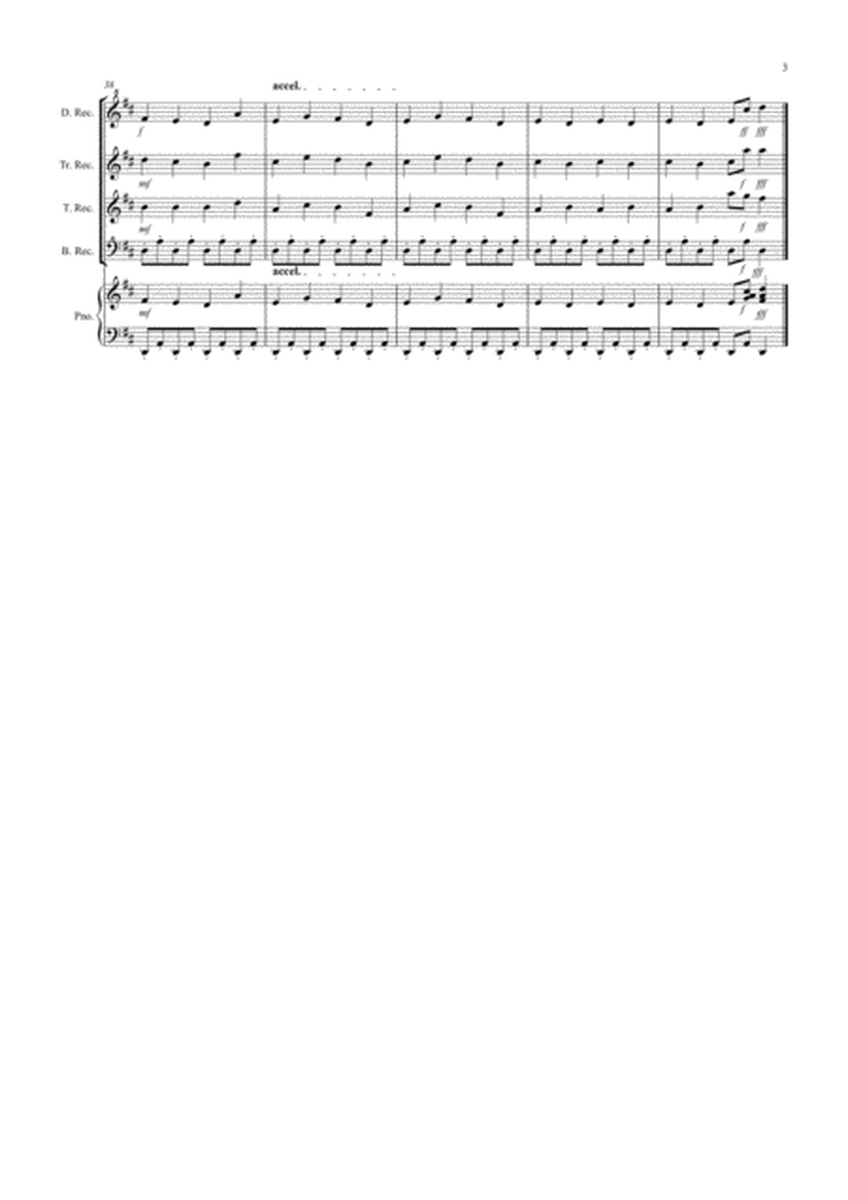 Trepak (Fantasia from Nutcracker) for Recorder Quartet image number null