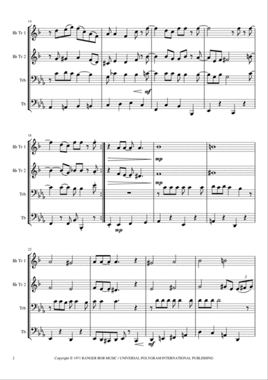 You've Got A Friend In Me Brass Ensemble scores gallery preview page 2