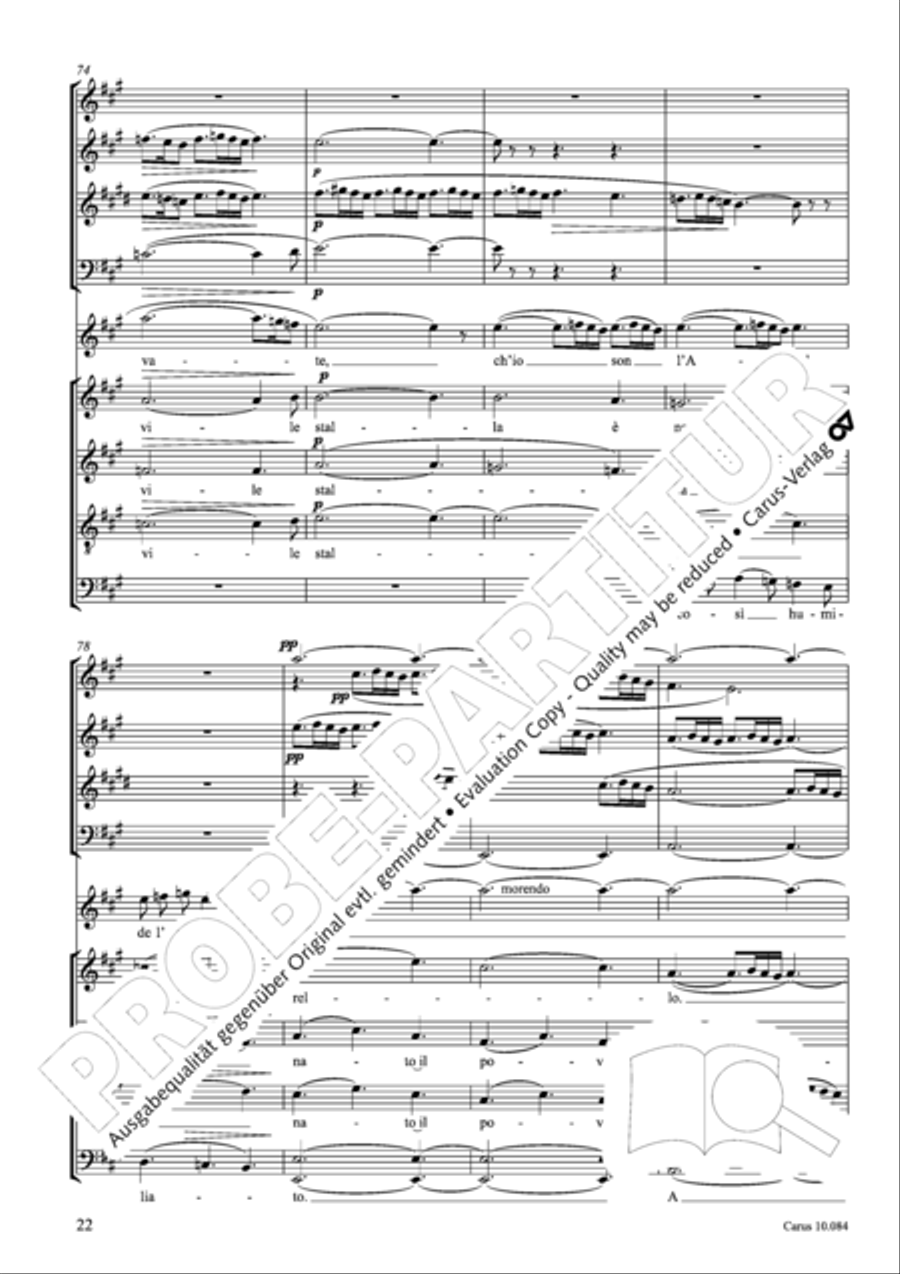 Lauda per la Nativita del Signore Divisi scores gallery preview page 23