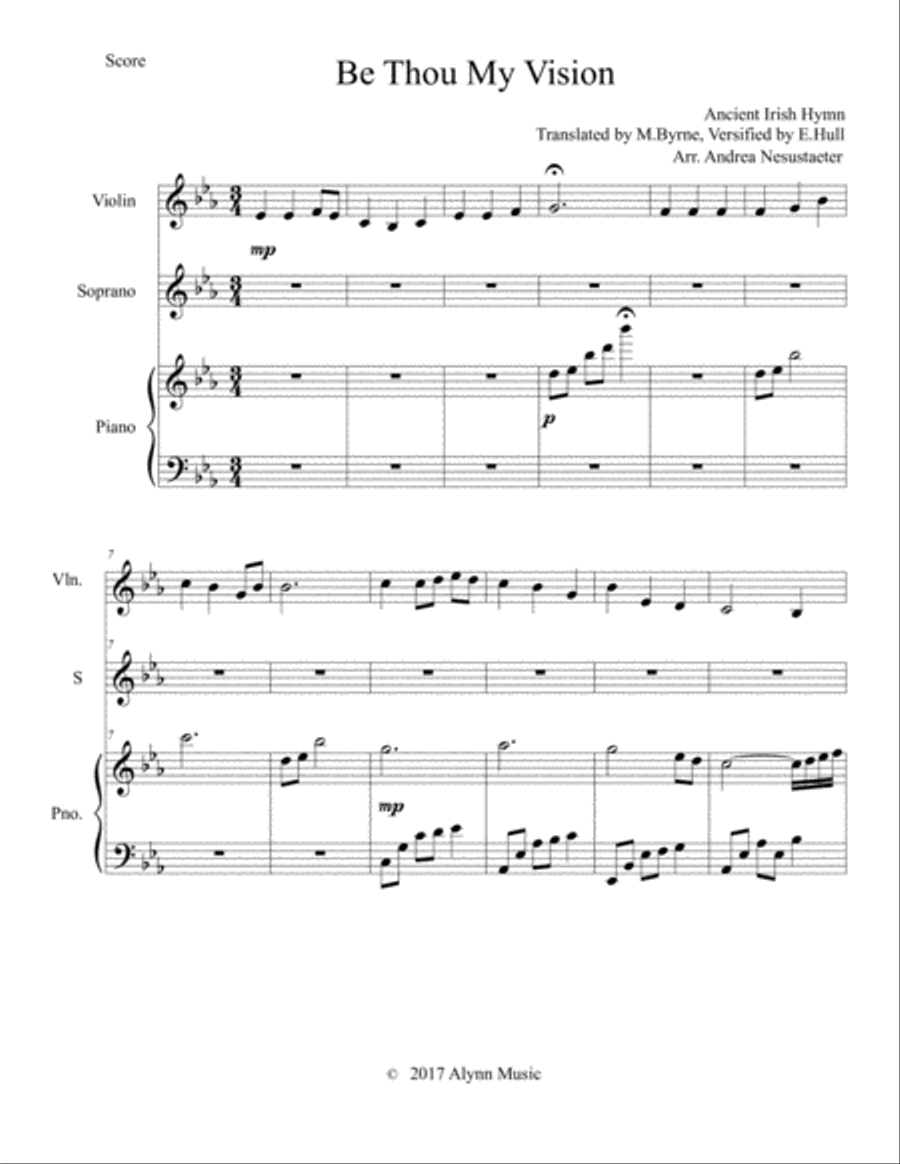 Be Thou My Vision Small Ensemble scores gallery preview page 2