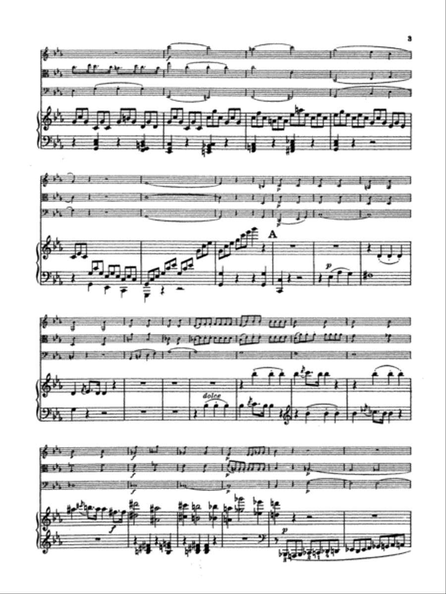 Piano Quartet, Op. 1 Piano Quartet scores gallery preview page 4