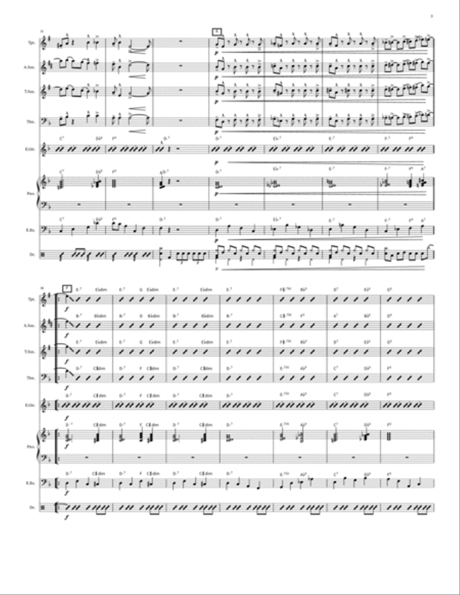 The Choices We Make The Choices We Make Jazz Ensemble scores gallery preview page 3