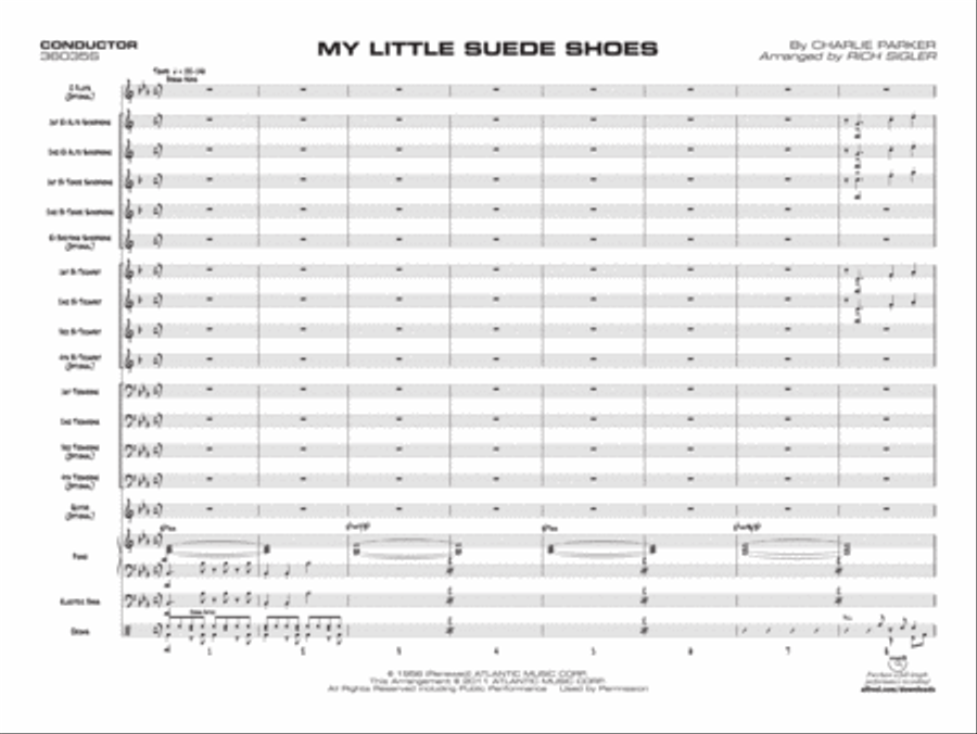 My Little Suede Shoes My Little Suede Shoes Jazz Ensemble scores gallery preview page 2