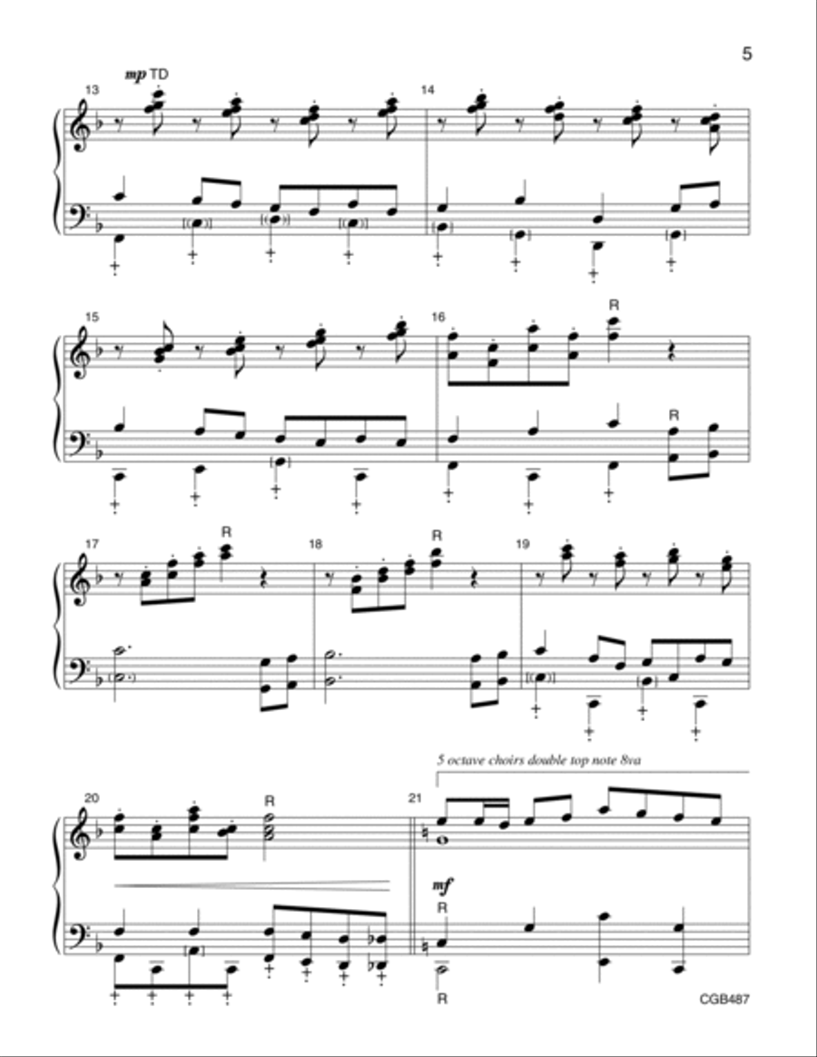 Endless Delight Handbell Choir scores gallery preview page 4