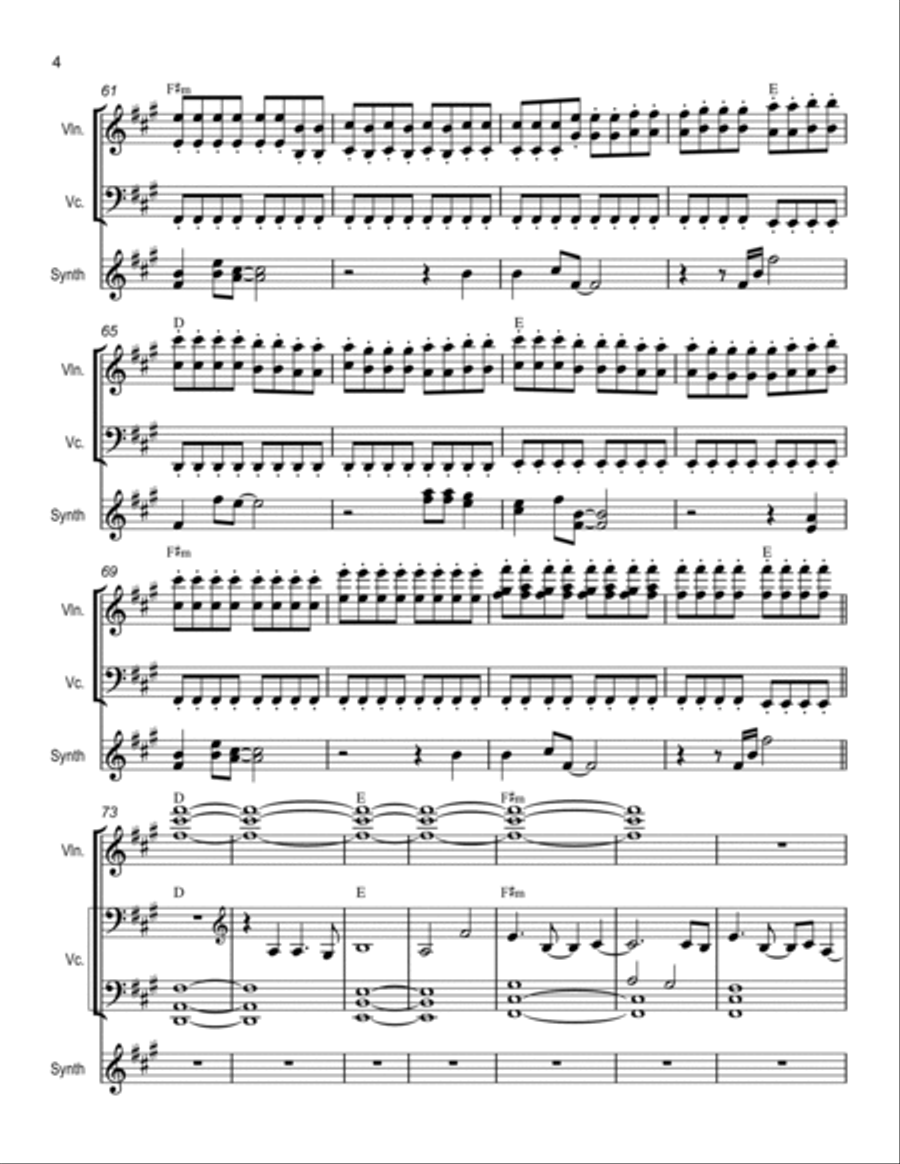 Flaming June Small Ensemble scores gallery preview page 4