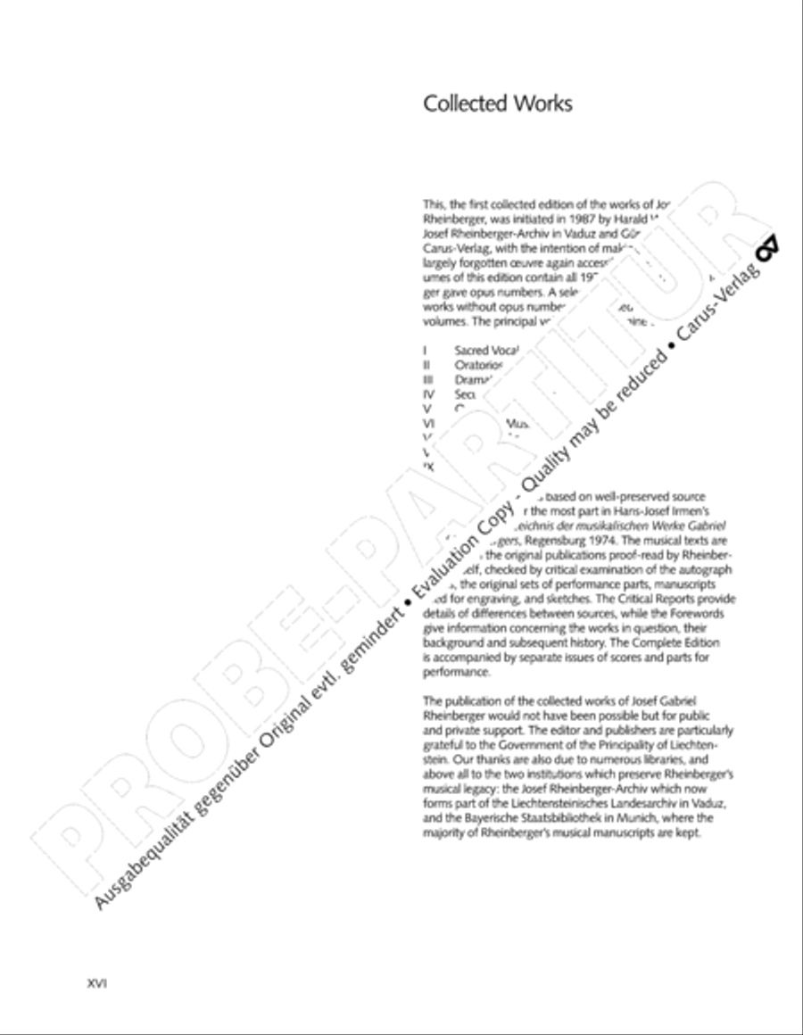 Rheinberger (Gesamtausgabe, Bd. 24) Orchestra scores gallery preview page 17