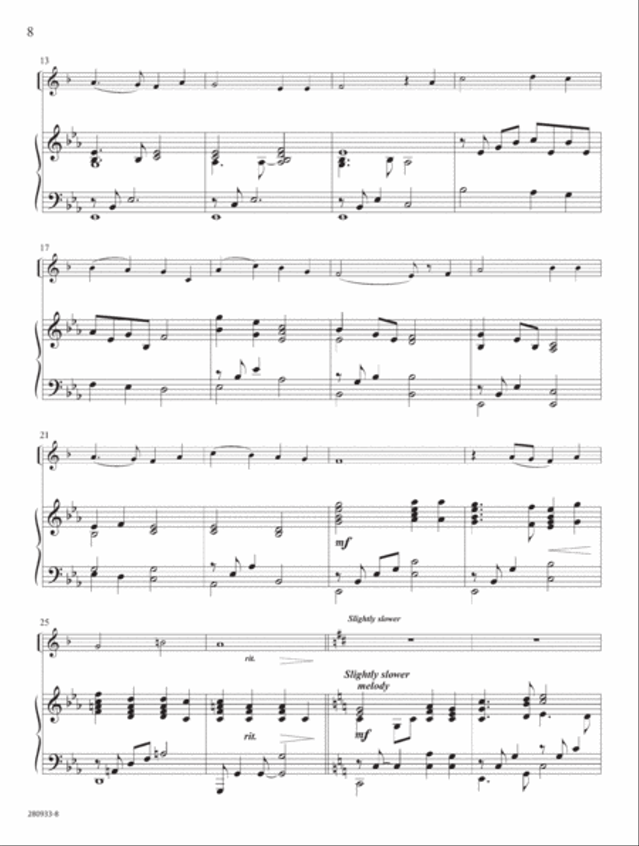 Rejoice Rejoice Trumpet Solo scores gallery preview page 5