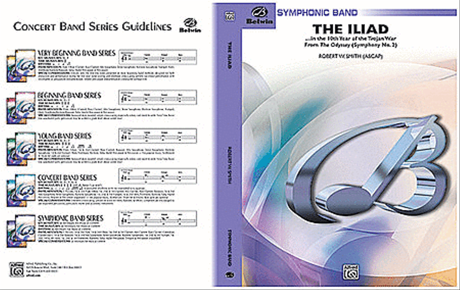 The Iliad (from The Odyssey (Symphony No. 2)) Concert Band scores gallery preview page 1