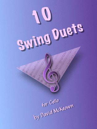 Book cover for 10 Swing Duets for Cello