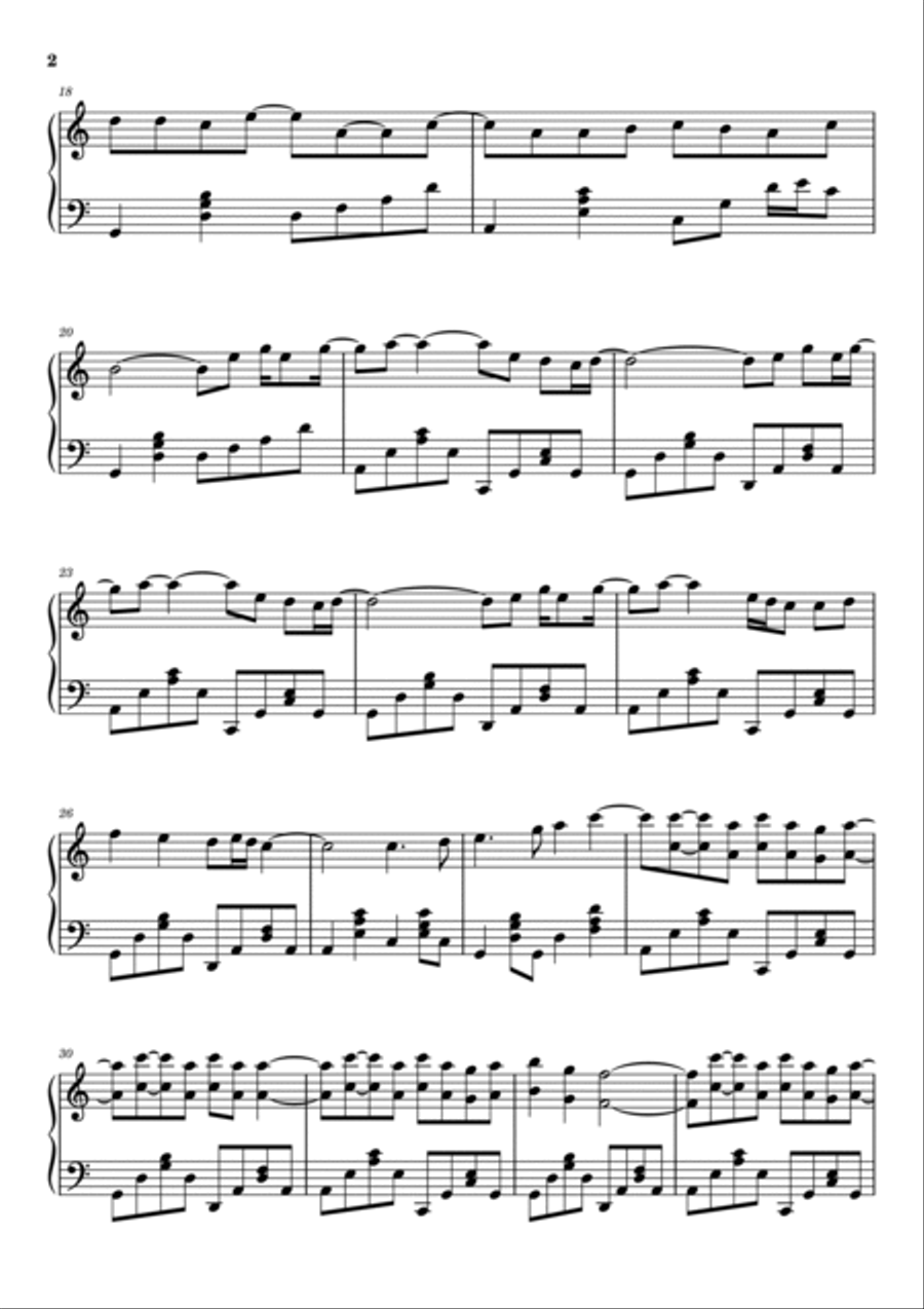 Supermodel Piano Solo scores gallery preview page 2