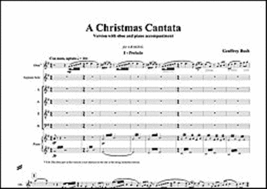 Christmas Cantata Choir scores gallery preview page 1