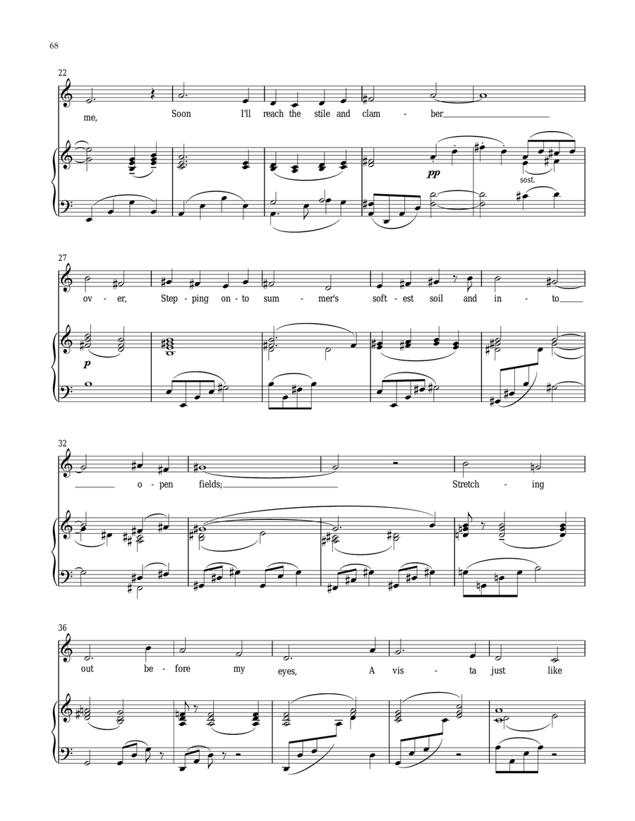One From The Meadow One From The Meadow Voice scores gallery preview page 2
