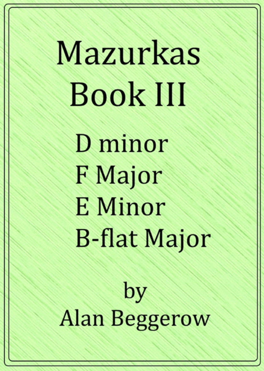Mazurkas - Book III image number null