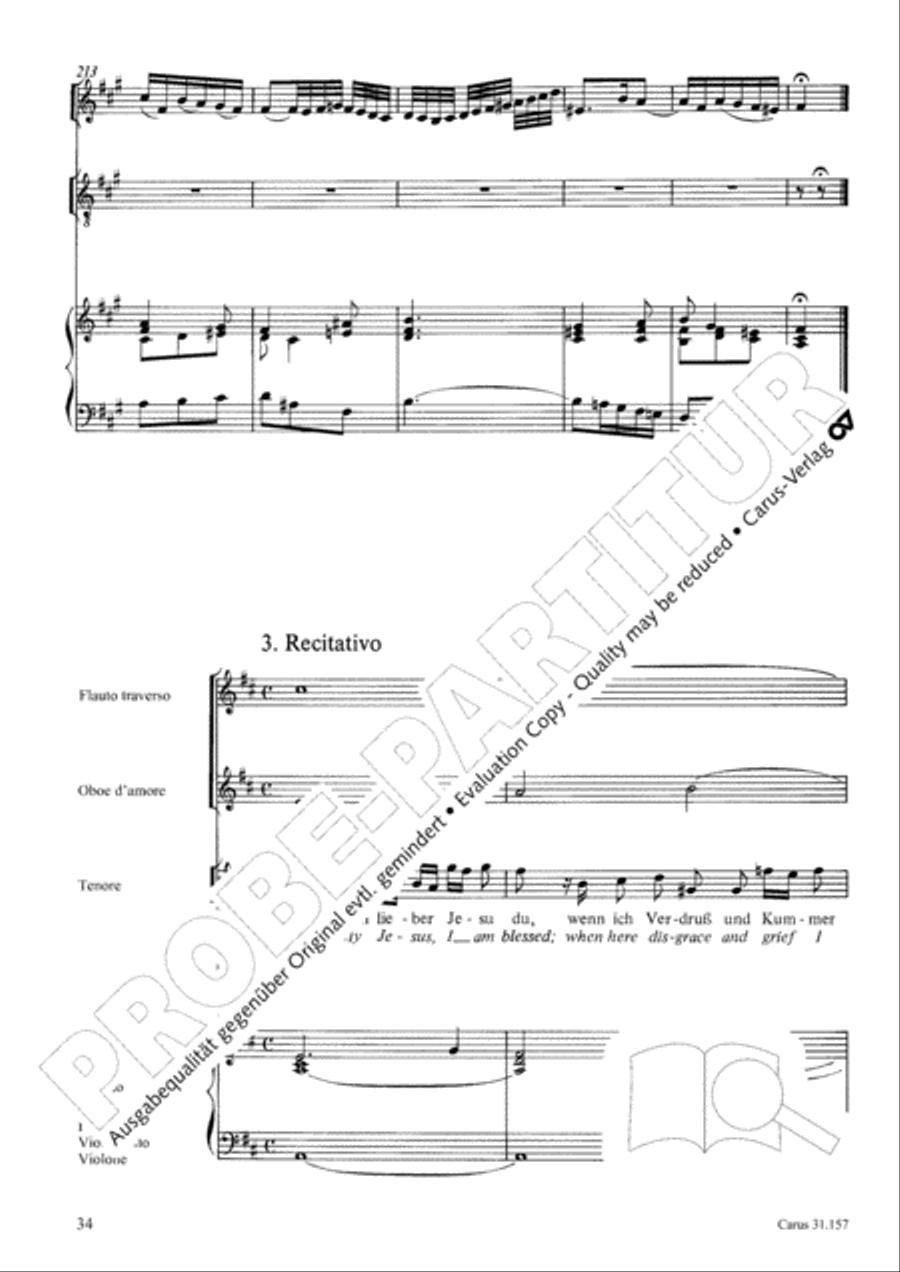 Lord, do not depart until I am blessed (Ich lasse dich nicht, du segnest mich denn) TB scores gallery preview page 35