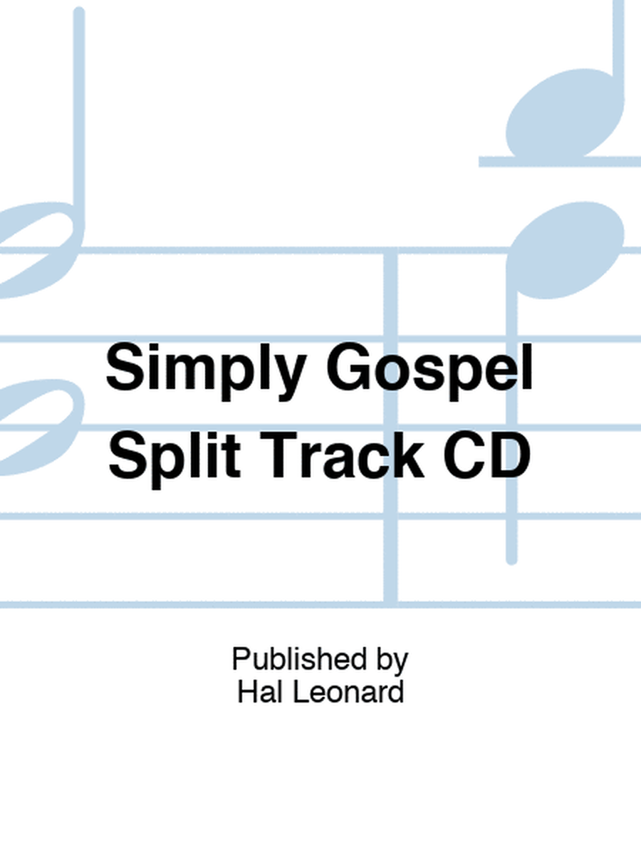 Simply Gospel Split Track CD