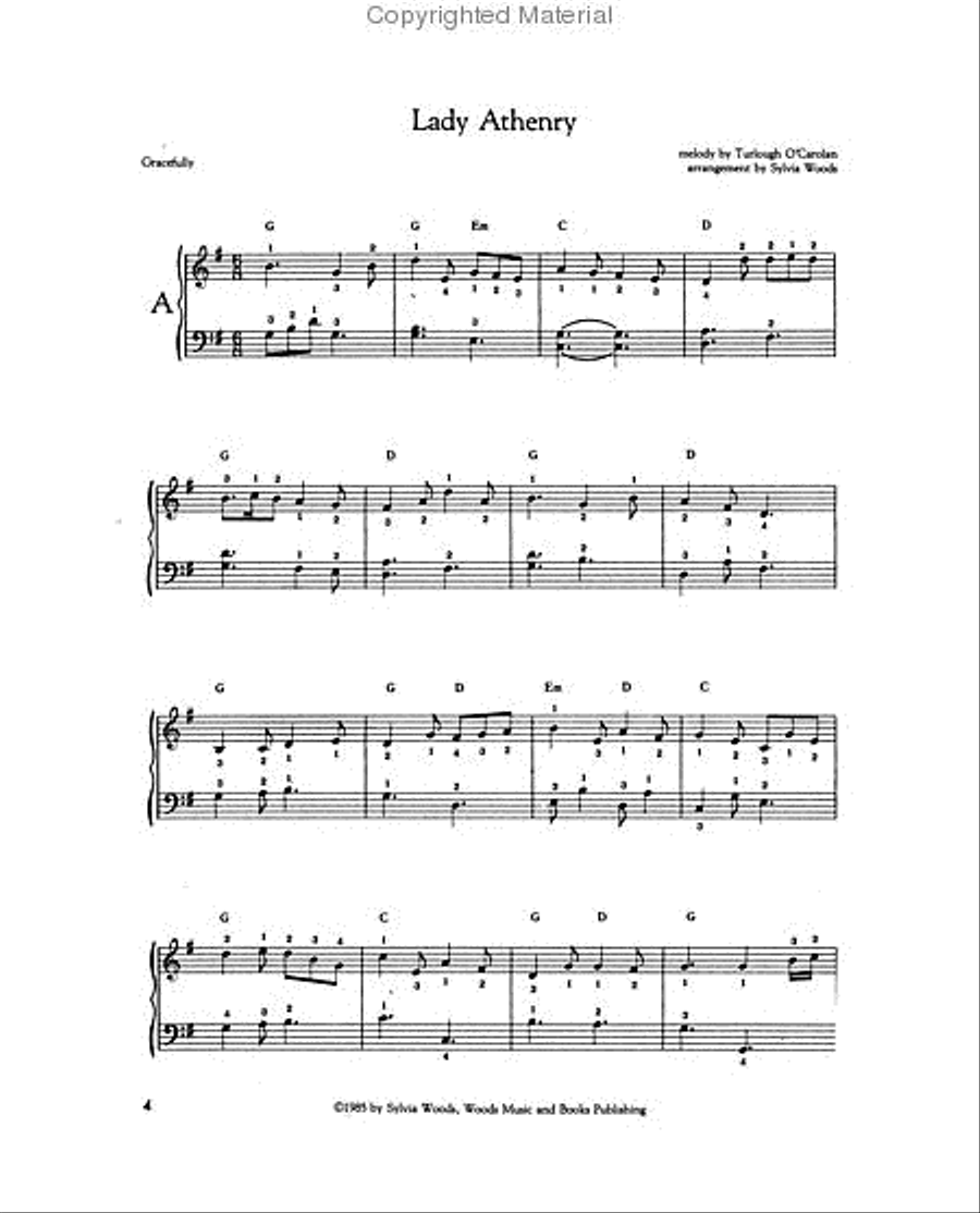 40 O'Carolan Tunes for All Harps Celtic Harp scores gallery preview page 2