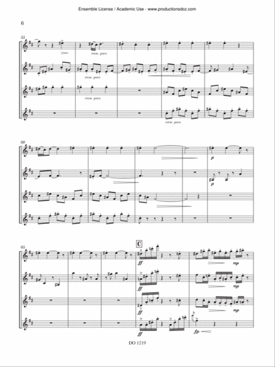 Croisement Clarinet scores gallery preview page 6