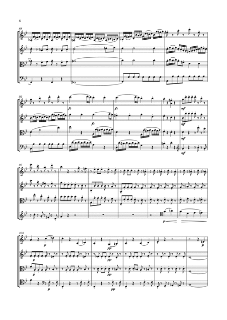 Haydn - String Quartet in B flat major, Hob.III:78 ; Op.76 No.4 