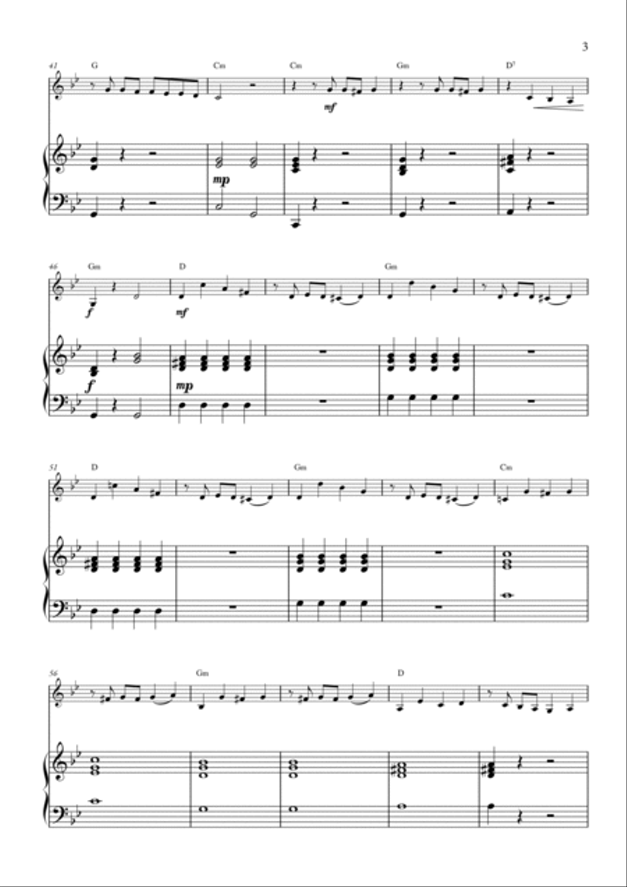 La Cumparsita Violin Solo scores gallery preview page 3