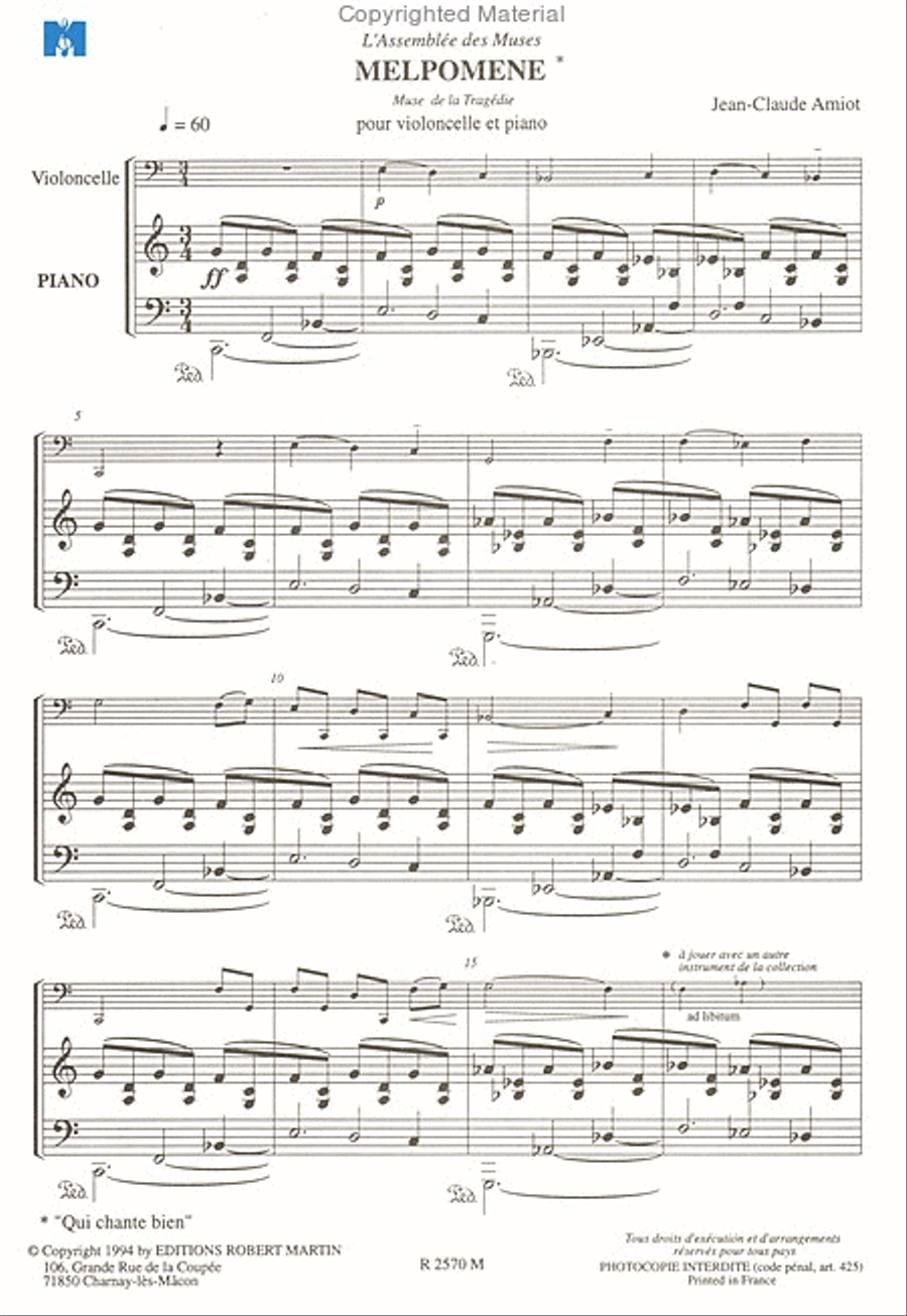 Melpomène Piano Accompaniment scores gallery preview page 2