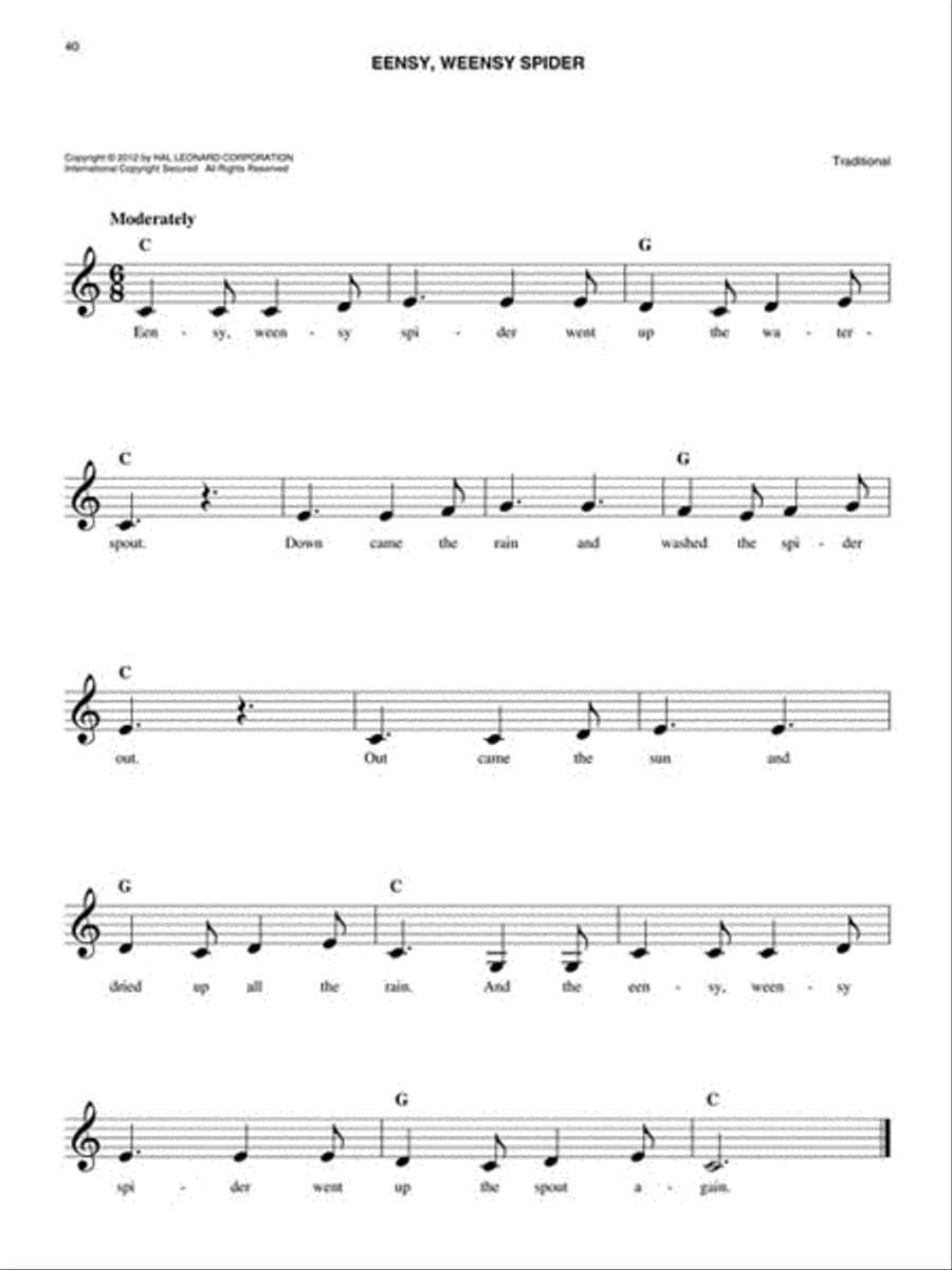 The Easy Children's Fake Book Piano scores gallery preview page 3