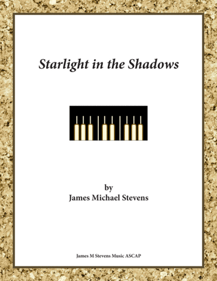 Book cover for Starlight in the Shadows - Romantic Piano