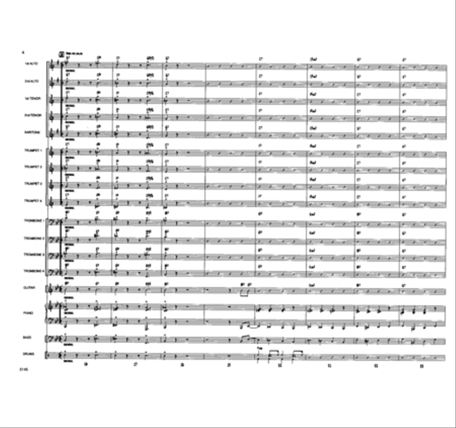 Big Daddy's Blues Jazz Ensemble scores gallery preview page 4