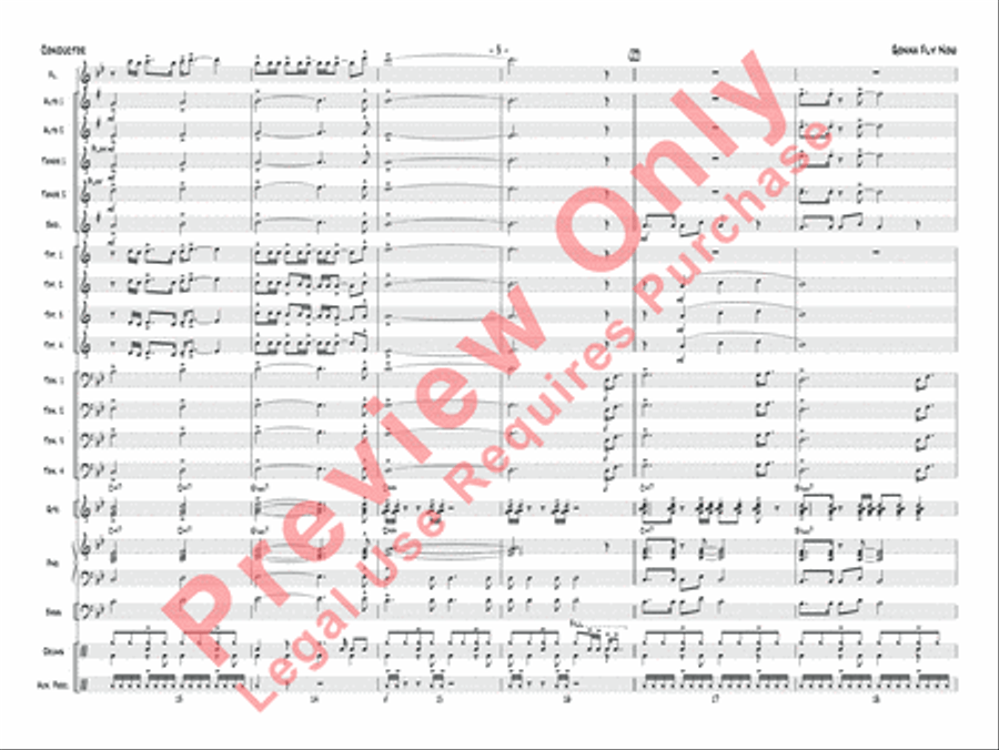 Gonna Fly Now Gonna Fly Now Jazz Ensemble scores gallery preview page 6