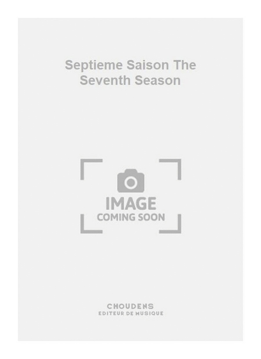 Septieme Saison The Seventh Season Piano Trio scores gallery preview page 1