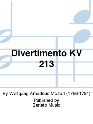 Divertimento KV 213